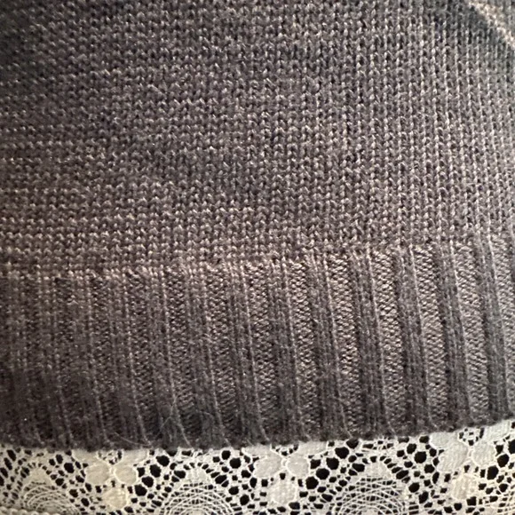 Nordstroms‎ Northeast X Southwest Pullover layered Grey Sweater S fairy core - Picture 11 of 14